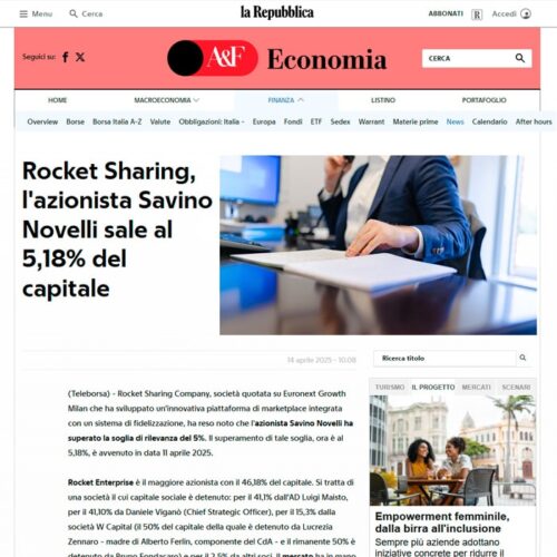 Repubblica-Rocket-Sharing-l-azionista-Savino-Novelli